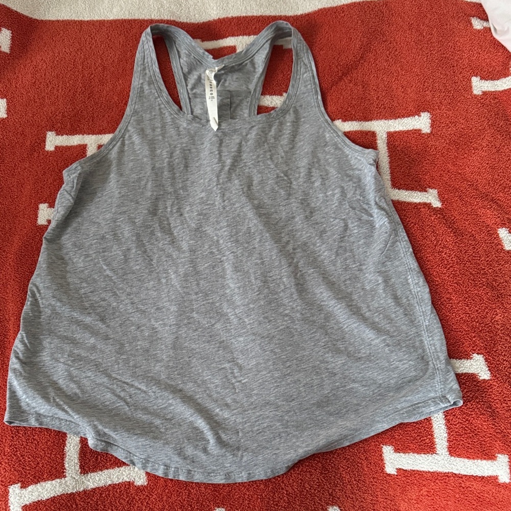 lululemon athletica Heather Gray Tank Top